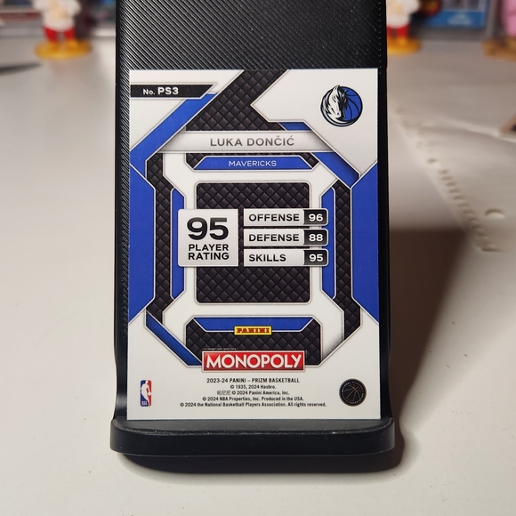 Panini Prizm Monopoly Luka Dončić Card - Blue and Black - Picture 2 of 2